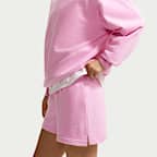 Nike Studio Fleece Lightweight Women's Mid-Rise Shorts