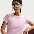 Nike Sportswear Women's Tight Ribbed Short-Sleeve T-Shirt