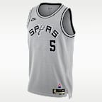 Jersey de básquetbol Dri-FIT Swingman para hombre Stephon Castle San Antonio Spurs Hardwood Classics