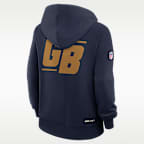 Green Bay Packers Sideline Standard Issue Alt Women's Nike Dri-FIT NFL Pullover Hoodie