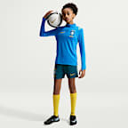 Brazil Academy Pro Older Kids' Nike Dri-FIT Football Knit Drill Top