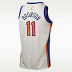 Jersey Nike de la NBA Swingman para niños talla grande Jalen Brunson New York Knicks City Edition