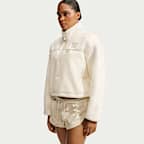 NikeSKIMS Sherpa Women's Oversized 3/4-Zip Jacket