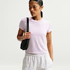 Maskinstrikket Nike Sportswear Chill-T-shirt til kvinder