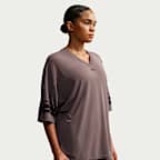 NikeSKIMS Stretch Knit Women's Oversized V-Neck Top