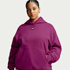 Sudadera con gorro sin cierre oversized para mujer Nike Studio Fleece Medium Weight