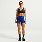 Nike Pro Sculpt Bike-Shorts (ca. 8 cm) mit hohem Taillenbund (Damen)