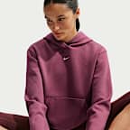 Sudadera con gorro sin cierre Dri-FIT para mujer Nike Studio Fleece Sport