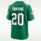 Brian Dawkins Philadelphia Eagles Men's Nike NFL Game Football Jersey