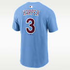 Playera Nike de la MLB para hombre Bryce Harper Philadelphia Phillies