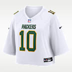Jordan Love Green Bay Packers Women's Nike NFL Cropped Tundra Game Jersey