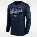 North Carolina Sideline Velocity Men's Jordan Brand Dri-FIT College T-Shirt
