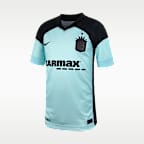 Jersey Nike Dri-FIT de la NWSL tipo réplica para niños talla grande Rose Lavelle NJ/NY Gotham FC 2025 Stadium visitante