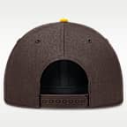 Gorra con broche a presión Nike de la MLB Evergreen para hombre San Diego Padres