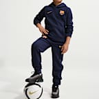 FC Barcelona Club Big Kids' (Boys') Nike Soccer Jogger