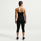 Camisola sem mangas com sutiã de desporto almofadado de suporte médio Nike One para mulher