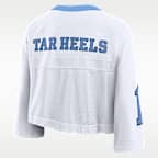 North Carolina Logo Women's Jordan Brand Dri-FIT College Cropped Jersey