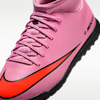 Nike Jr. Mercurial Superfly 10 Club Younger/Older Kids' Turf High-Top Football Shoes