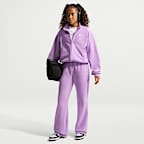 Nike Sportswear Older Kids' (Girls') Fleece Long-Sleeve Top