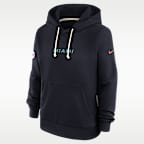Miami Dolphins Rivalries Collection Sideline Women's Nike Dri-FIT NFL Pullover Hoodie