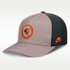 Gorra Nike de la MLB ajustable con estructura A-Frame para hombre Orioles de Baltimore Cooperstown Rise