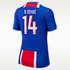 Jersey de futbol Nike Dri-FIT de Désiré Doué del Paris Saint-Germain local 2026/27 Stadium para mujer