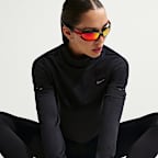 Nike Swift-løbetrøje med Therma-FIT-rullekrave til kvinder