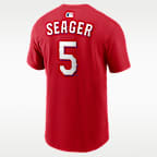 Playera Nike de la MLB para hombre Corey Seager Texas Rangers