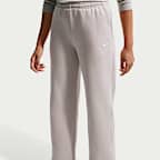Nike Sportswear Studio Fleece Girls' Open-Hem Pants