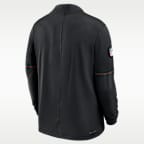 Cincinnati Bengals Sideline Men's Nike Dri-FIT NFL 1/2-Zip Top