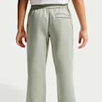 Pants holgados con dobladillo abierto para niños Nike Sportswear