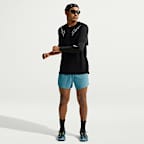 Camisola de running de manga curta com estampado ADV Nike AeroSwift Dri-FIT para homem