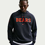 Sudadera con gorro sin cierre Nike Dri-FIT de la NFL para hombre Chicago Bears Rivalries Collection Primary