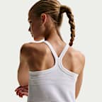 Camiseta de tirantes de cuello alto para niña Nike
