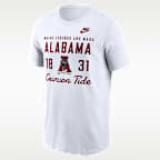 Alabama Legacy Stacked Est Men's Nike College T-Shirt