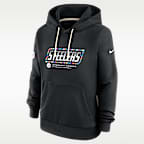 Pittsburgh Steelers Crucial Catch Standard Issue Women's Nike Dri-FIT NFL Pullover Hoodie