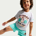 Conjunto de shorts de 2 piezas Sundae League infantil Nike Sportswear