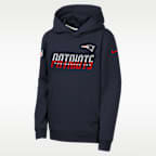 New England Patriots Sideline Big Kids' Nike NFL Pullover Hoodie