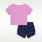 Nike Cherry Baby (12-24M) 2-Piece Printed Tempo Set