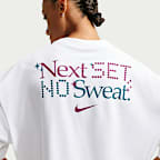 Playera de manga corta oversized Nike para mujer