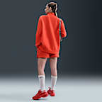 Shorts de tiro medio de 10 cm para mujer Nike Sportswear Phoenix Fleece