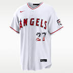 Mike Trout Los Angeles Angels USA 250 Men's Nike MLB Stadium Jersey