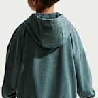 Conjunto de 2 piezas con sudadera sin cierre de French Terry oversized para niños talla pequeña Nike Sportswear In The Zone