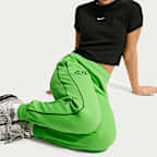 Joggers de tejido Fleece para niños talla grande Nike Air