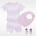 Nike ベビー スリーピース ロンパー アンド テリー セット