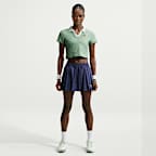 Polo de tenis Dri-FIT cropped para mujer NikeCourt Court Collection