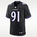 Trey Hendrickson Baltimore Ravens Men's Nike NFL Game Jersey