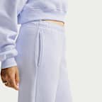 Nike Studio Fleece Medium Weight Women's Mid-Rise Wide-Leg Trousers