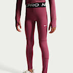 Nike Pro Girls' Mid-Rise Leggings