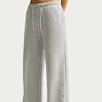 Nike Studio Fleece Medium Weight Women's Mid-Rise Wide-Leg Trousers